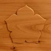 ulmenbett mit mudra und lotus